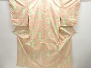 幾何学模様織り出し本場大島紬着物（5マルキ）